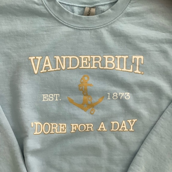 Vanderbilt Light Blue Sweatshirt, L - Picture 2 of 5